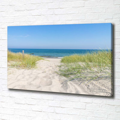 Coastal Dunes - Wrapped Canvas Print