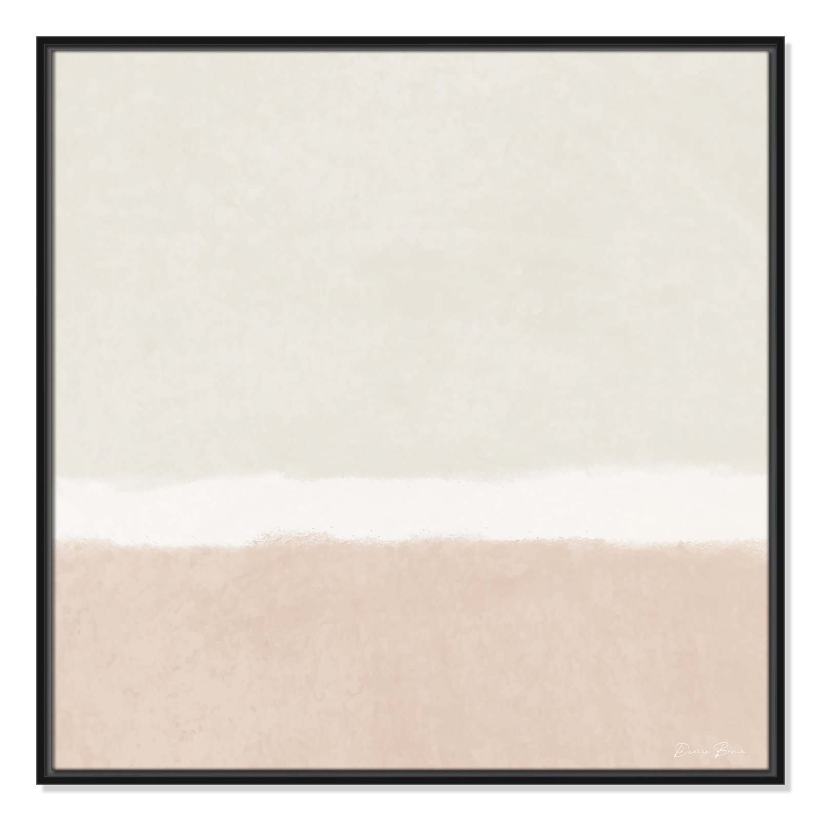 Willadeene "Slate I" Print, Black Framed, 31.5" H x 31.5" W
