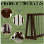 Barrière en bois pour animaux, barrière pour animaux autoportante