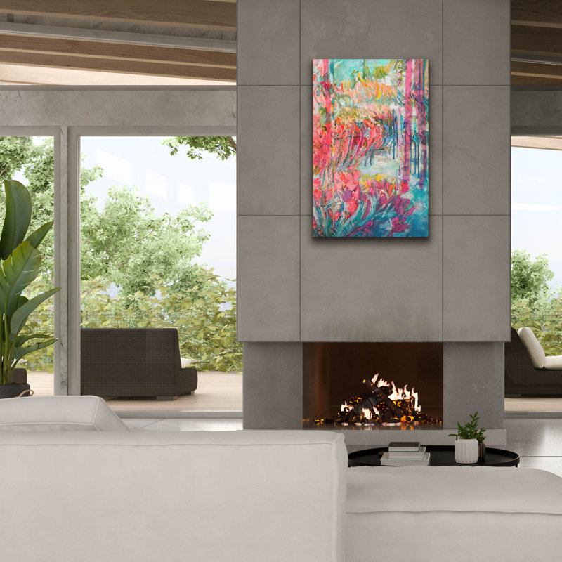  «Goddess In Her Garden 3» par Dorothy Fagan, art mural sur toile, H 40 po x l 26 po