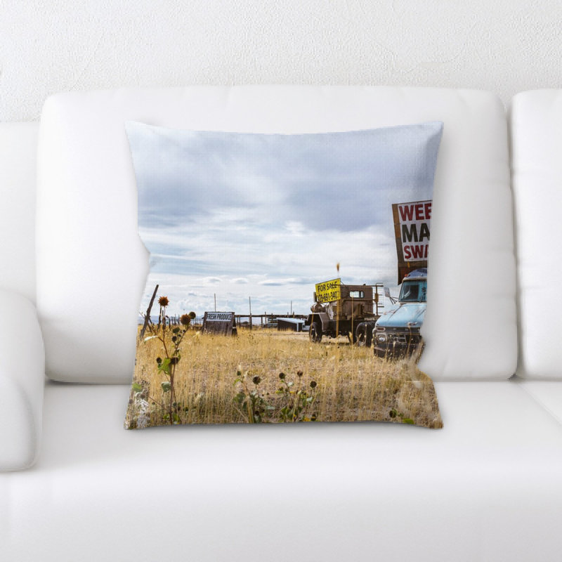 Microsuede Reversible Throw Pillow