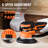Random Orbital Sander 6'' DA & GA Dual-Action Sander 10 PCS Sandpapers