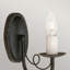 Cline Steel Candle Wall Light-23829592
