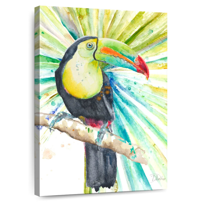 Brampt Bright Tropical Toucan, 39" H x 26" W