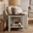 Weddel Basilico End Table with Storage-605722110