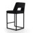 Cindina 26 Inch Fresh Look Upholstered Faux Leather Couner Height Bar Stools With Metal Frame-106895817-109723735