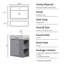 Meuble-lavabo à fixation murale 21,6 po avec lavabo en céramique-1767101208