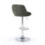 Dayanah Swivel Upholstered Adjustable Height Counter Stool with Metal Frame-1344413979