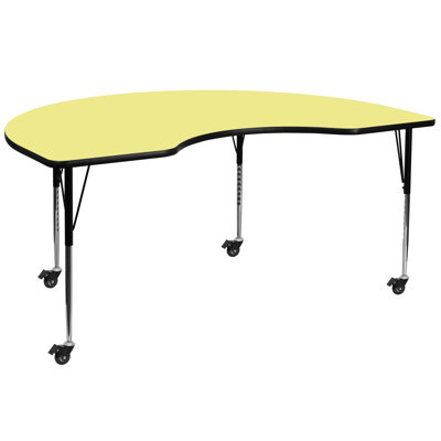 Goddard Commercial Adjustable Height Kidney Activity Table
