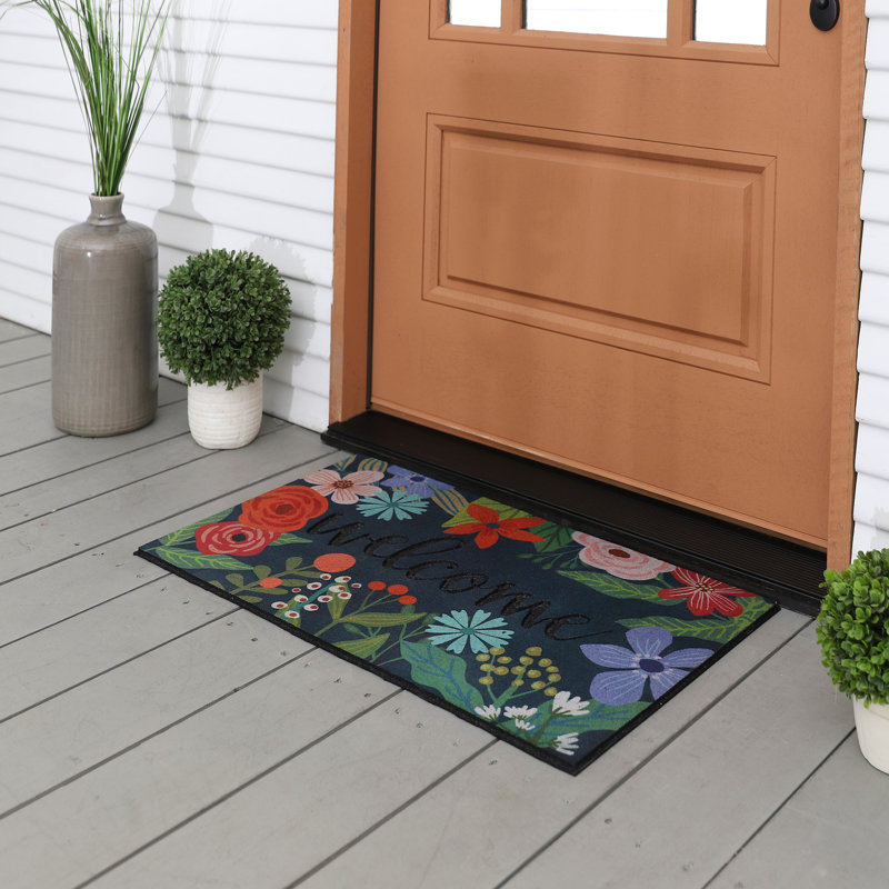 Tapis d'extérieur antidérapant Quentin Spring Sunset 30 po x 18 po