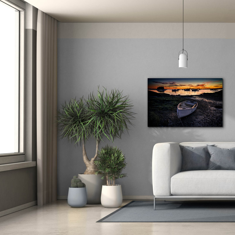 Toile épique Graffiti «The Muddy Dinghy» par Rick Berk, 40 po x 26 po