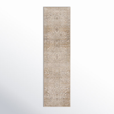 Lynnette Gray Beige Oriental Rug