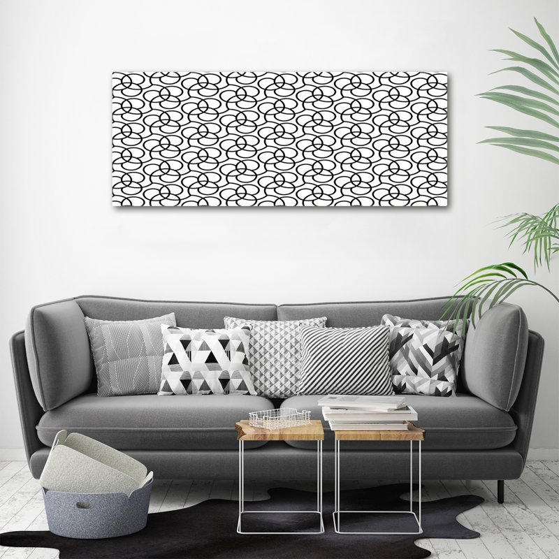 Geometric Background 1 Piece Painting on Canvas