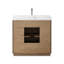 Malden Single Vanity-Satin Espresso Oak