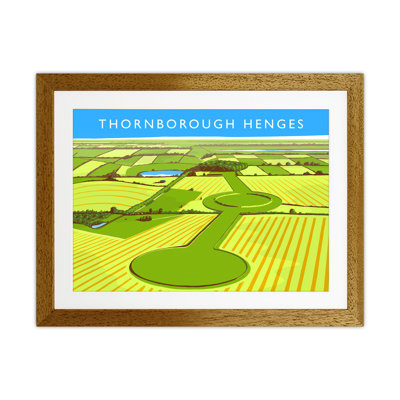 Thornborough Henges by Richard O'Neill - Print