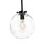 Plafonnier rond en métal Ossabaw, noir mat-1338735870
