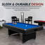  Table de billard de compétition Hathaway Hustler - Avec queues de billard, boules de billard, retour automatique des boules - Parfaite pour les joueurs de compétition et la salle de jeux familiale-37289710