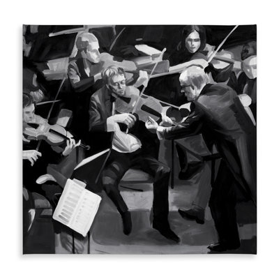 Symphony Orchestra Tablecloth | Contemporary Man Cave Decor