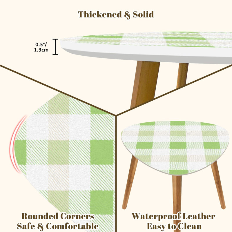 Ensemble de 2 tables basses gigognes Triangle