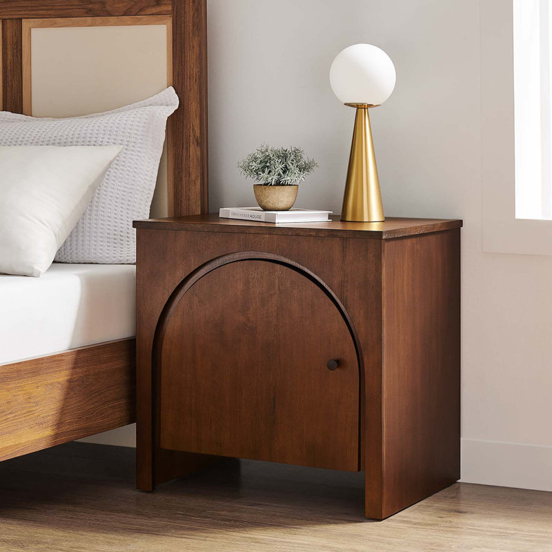 Modway Appia Nightstand, Walnut