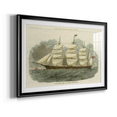 Antique Clipper Ship IV - reproduction de cadre photo