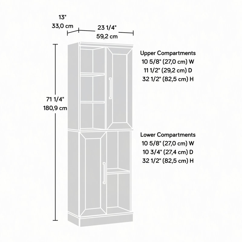 Storage Cabinet With Versatile Storage