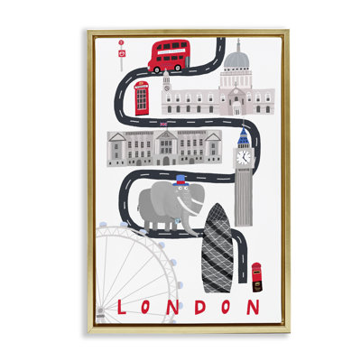 Cadre flottant London City, par Carla Daly