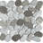 Greco-roman Athens Grey Natural Marble Mosaic