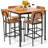 Ensemble de table de salle à manger 5 pièces Eckhardt