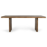 Holmes 80" Mango Wood Dining Table In Brown