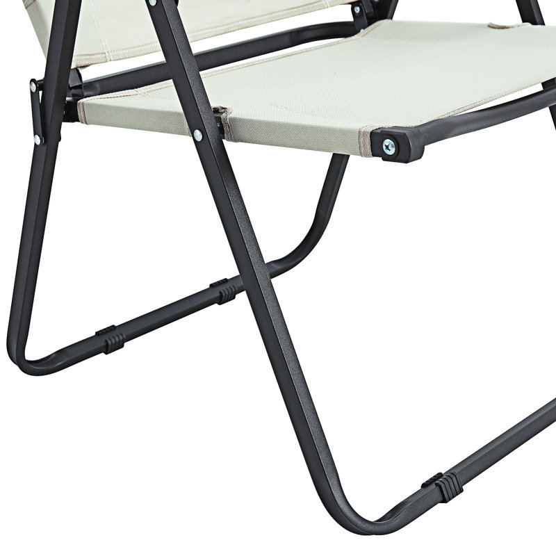 Ensemble de 2 chaises pliantes pour l'extérieur