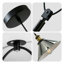 Anahla 1-Light Modern Industrial  Cone Pendant – Adjustable Ceiling Fixture for Contemporary Spaces-157411068-157411070