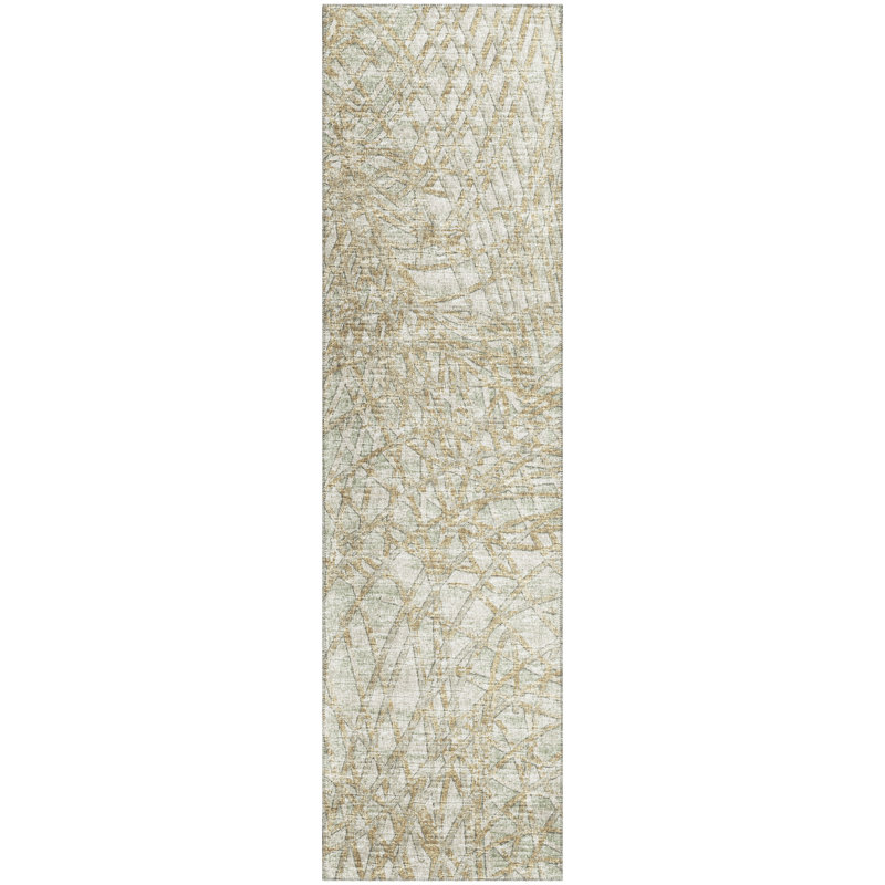 Zakyi Chenille Southwestern Indoor / Outdoor Rug, Runner 2'3" x 7'6"