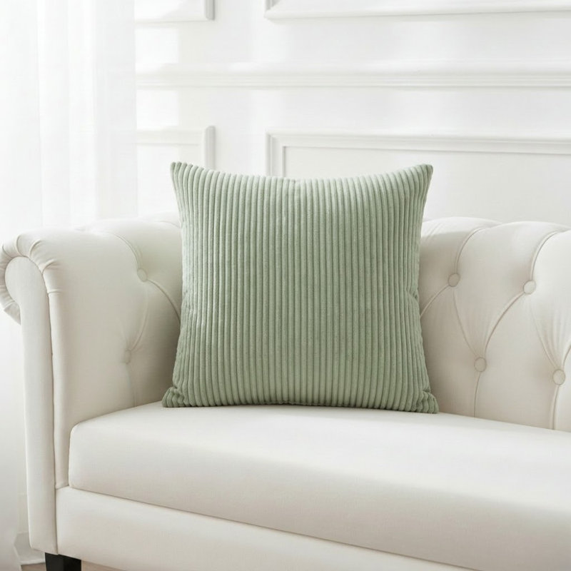 Pack Of 1 Corduroy Square Scatter Cushion Cover