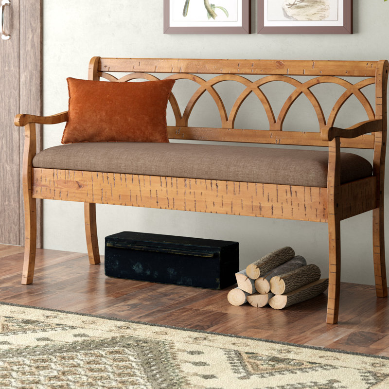 Bianchi Polyester Blend Upholstered Storage Bench