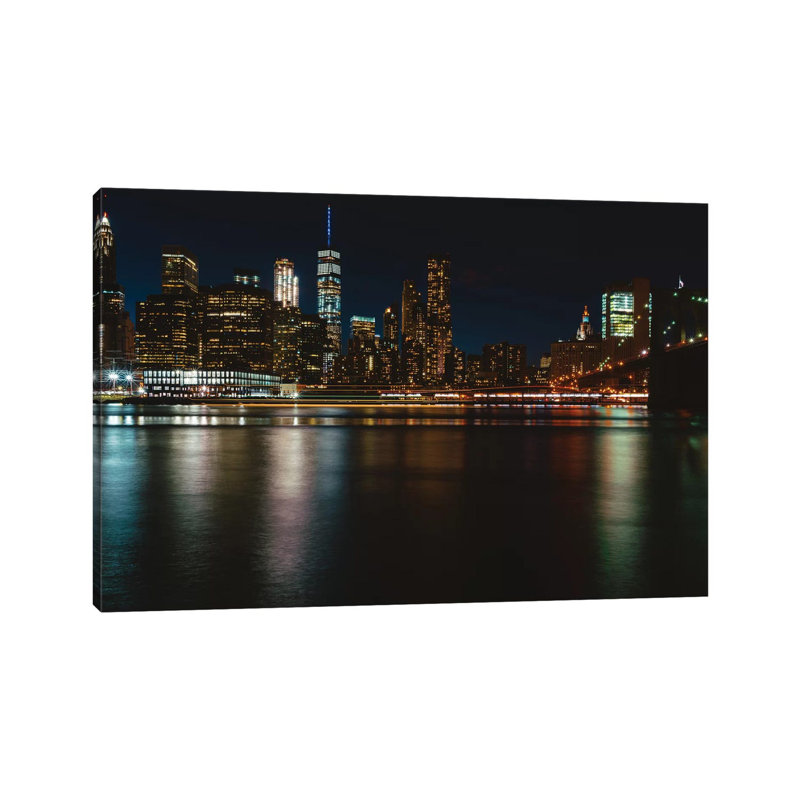 New York Lights IV by Bethany Young - Print on Canvas, 45.72cm H x 66.04cm W x 3.81cm D, Wrapped Canvas