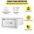 14'' Stainless Steel Drop-In Drawers