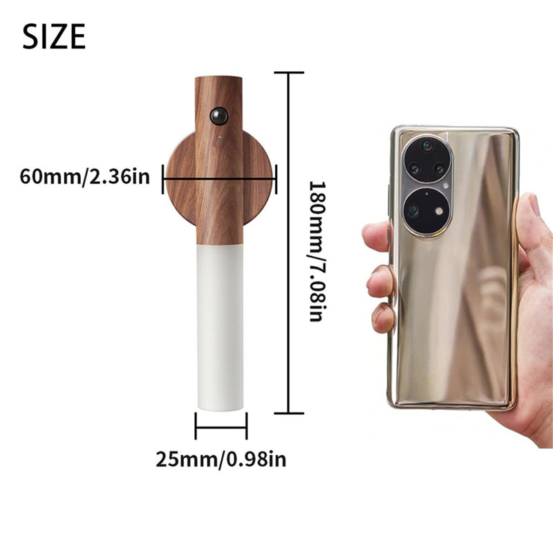 Davaney Wood LED Wallchiere