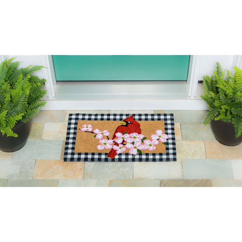 Tapis de porte d'extérieur antidérapant 28 po x 16 po Cardinal