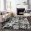 Tapis noir intérieur / extérieur lavable à la machine Chayden ACN1008-99131409