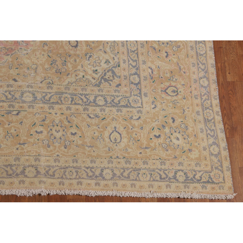 Tapis traditionnel rose 10x12