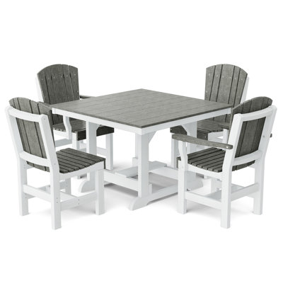 Heritage 5-Piece 44" x 44" Dining Set