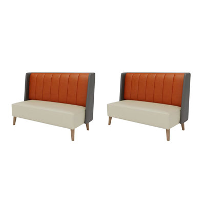 Faux Leather Upholstered Bench