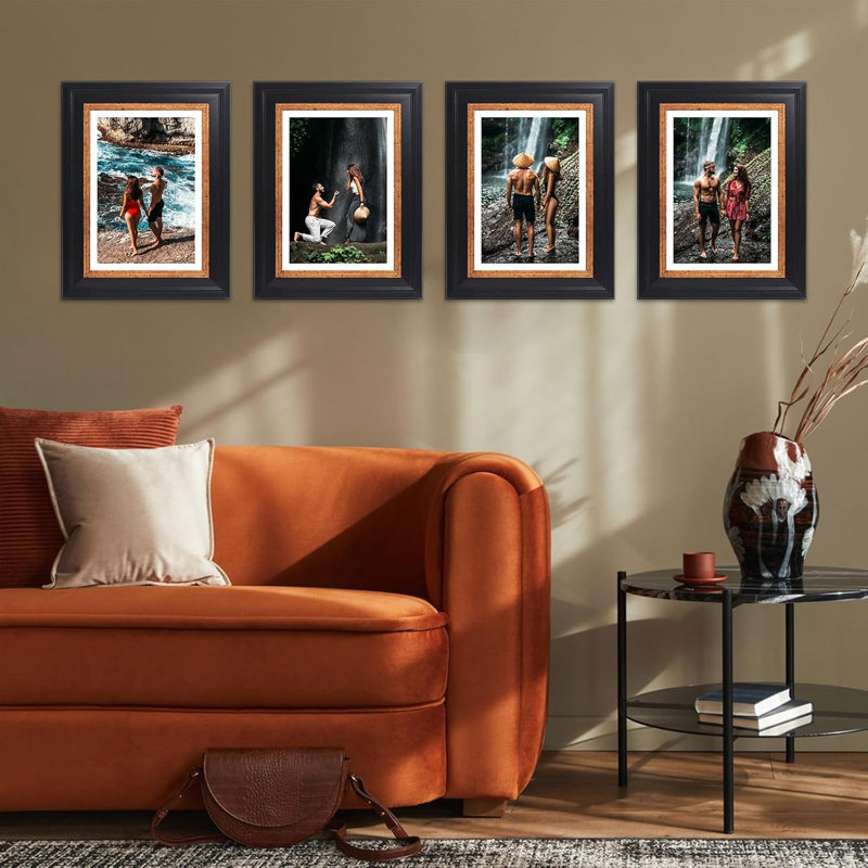 Ensemble de 4 cadres photo 5 x 7