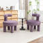 Fauteuil demi-tonneau en velours Bula-1521769423-1521769422