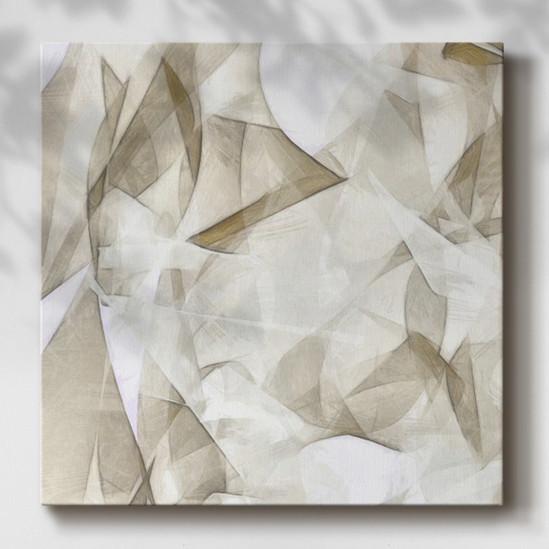 Mindfulness VI - Impression sur toile tendue, H 16 po x l 16 po x P 1,5 po