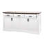Buffet moderne cannelé avec rangement spacieux-126537902