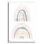 «Epic Art», Boho Rainbow III par Courtney Prahl, art mural en verre acrylique-101611450