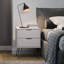 Set of 2 Augusta 2-Drawer Industrial Bedside Cabinets-126626975