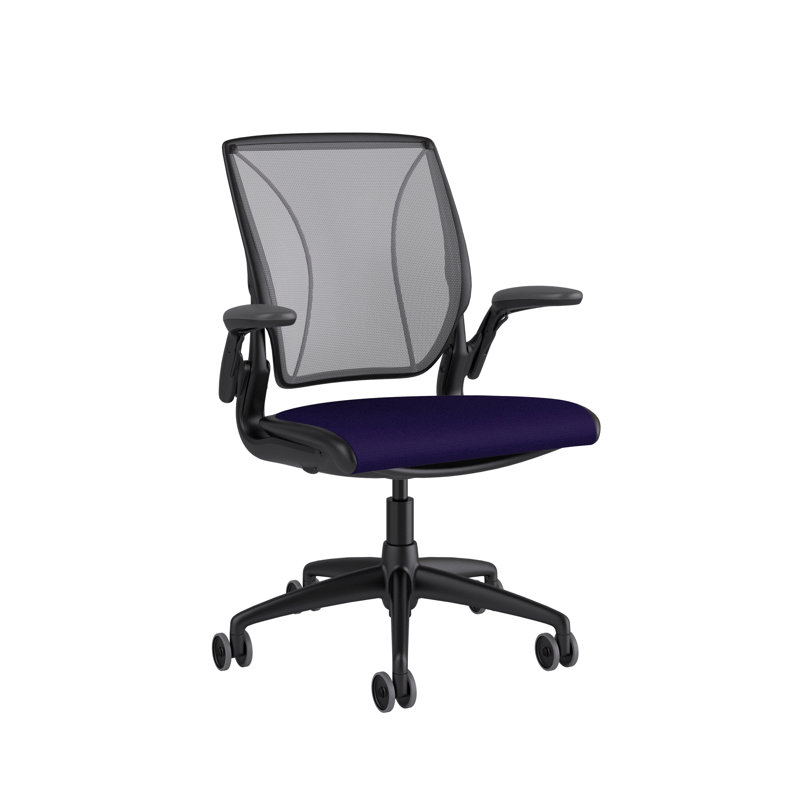 Mesh Task Chair, Pinstripe/Cadmium Yellow, Dash/Platinum, Black